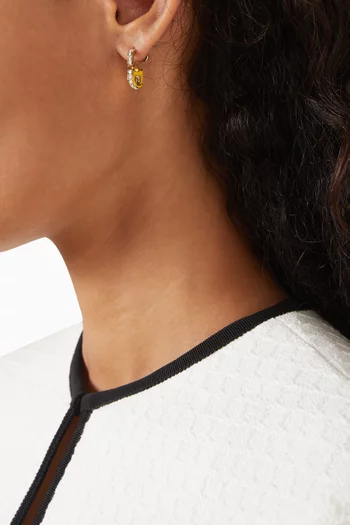 VLOGO Signature Swarovski® Earrings in Metal