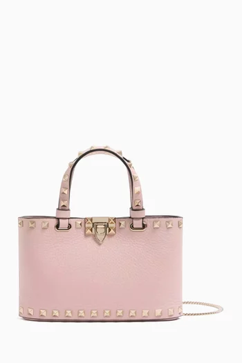 Mini Rockstud Bag in Grainy Calfskin