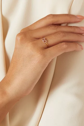 VLOGO Signature Swarovski® Ring in Metal