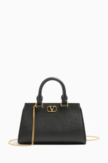 Mini VLOGO Signature Bag in Leather