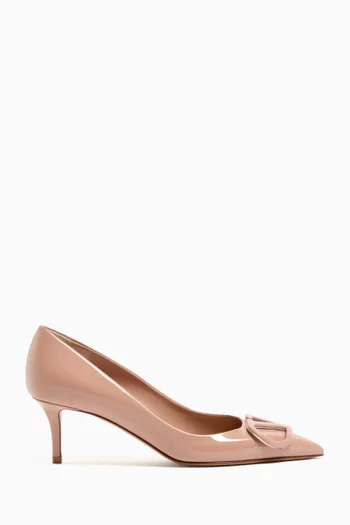 VLogo Signature 60 Pumps in Patent Leather