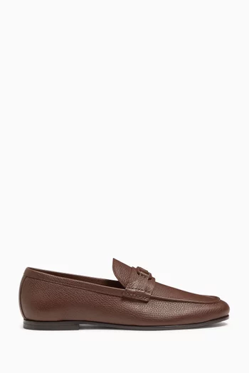 VLogo Signature Loafers in Deer Leather