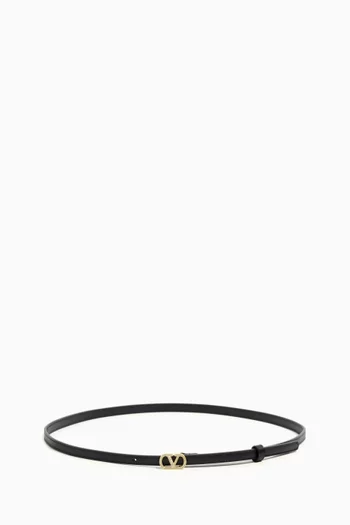 VLogo Signature Jewel Belt in Leather