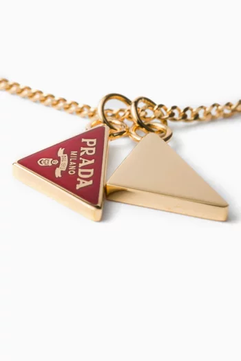 Enamelled Neckace in Metal