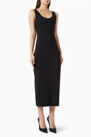 Opaque Scoop Dress in Cotton