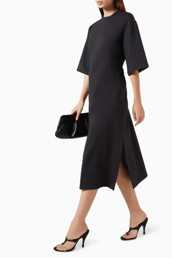Open-back Midi Dress in Jersey