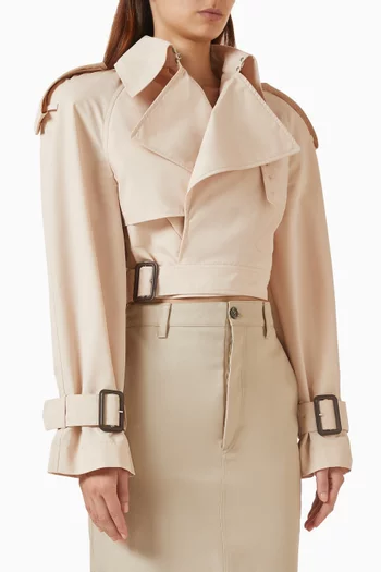 Drill Perfecto Trench in Cotton