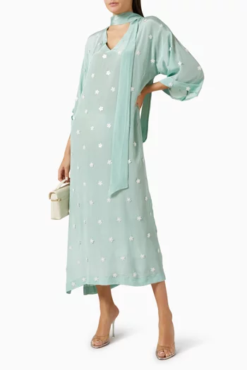 Hand-embroidered Kaftan