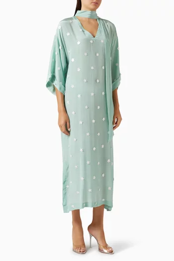 Hand-embroidered Kaftan
