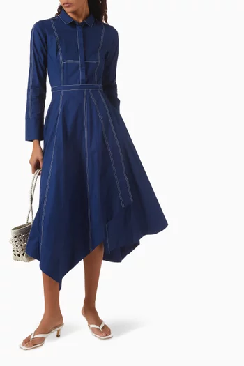 Roma Shirt Dress in Cotton-poplin