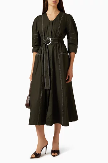 Roma Dress in Cotton-poplin