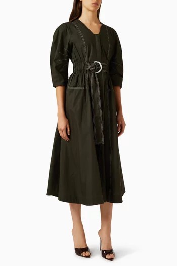 Roma Dress in Cotton-poplin