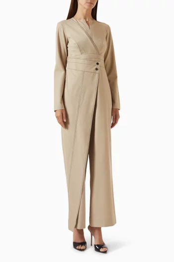 Via Jumpsuit in Viscose-blend