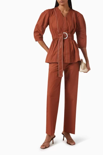 Siena Co-ord Set in Cotton-poplin