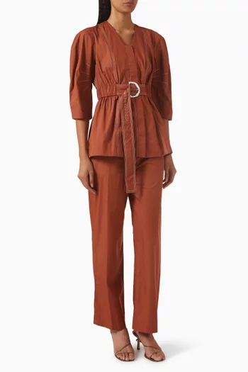 Siena Co-ord Set in Cotton-poplin