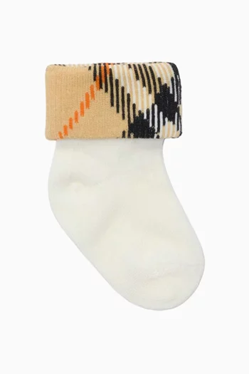 Check Print Sock Set