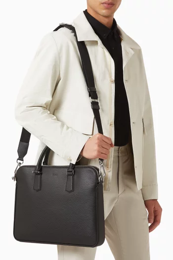 New Crosstown Briefcase in Leather