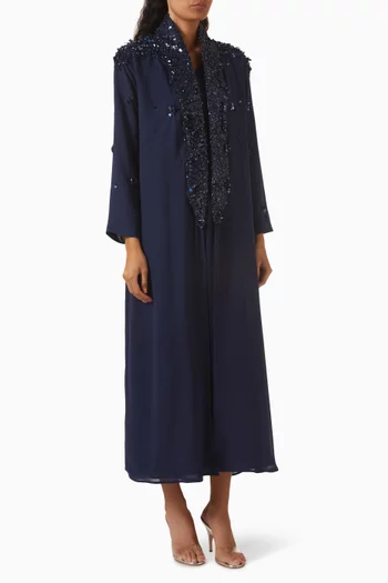 Embellished Abaya Set in Chiffon