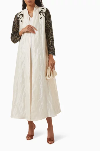 Lace Embroidered Abaya