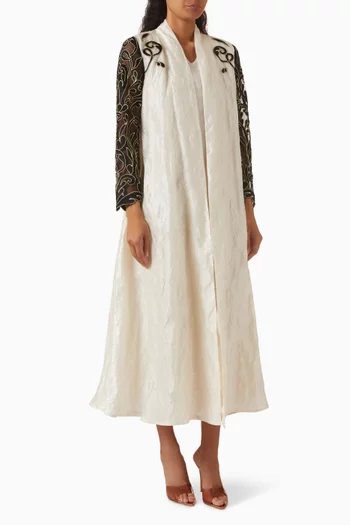 Lace Embroidered Abaya