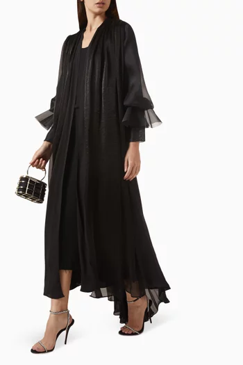 Ruffled Abaya