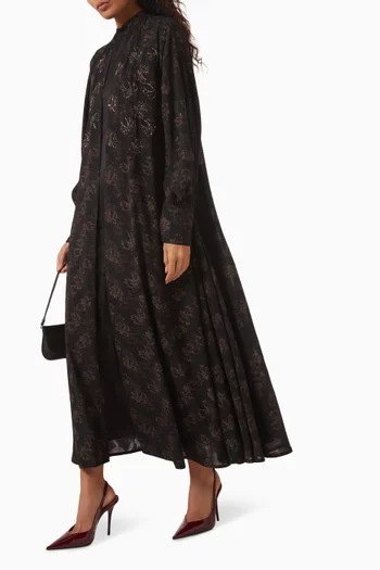 Embroidered Abaya Set
