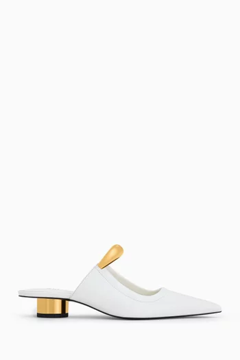 Helena Pierced 25 Mules in Vegan Leather