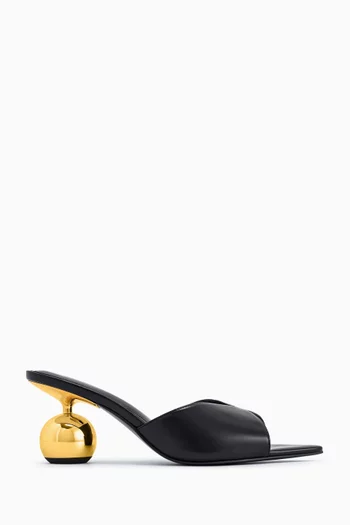 Ellie Sphere 65 Mule Sandals in Vegan Leather