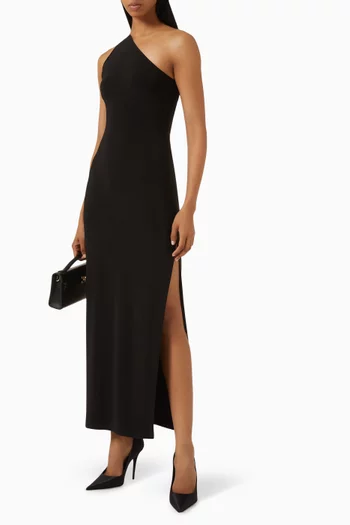 One Shoulder Maxi Dress