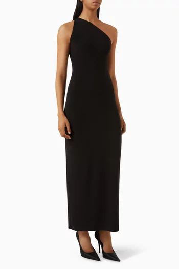 One Shoulder Maxi Dress