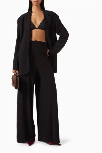Oversized Single-breasted Blazer