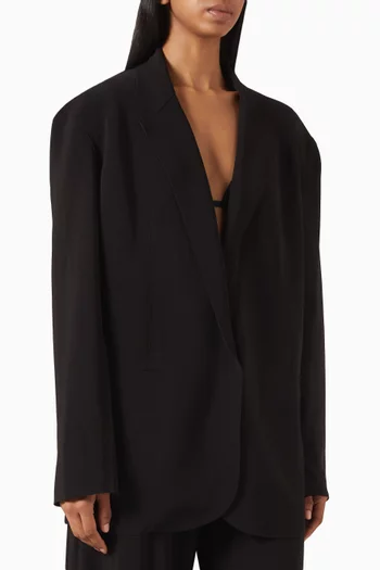 Oversized Single-breasted Blazer