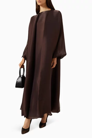 3-piece Abaya Set in Silk Organza