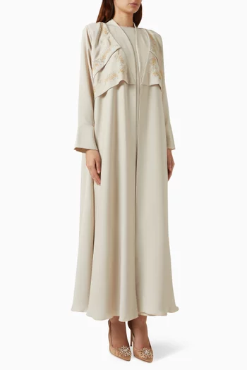 3-piece Abaya Set in Airflow Crepe