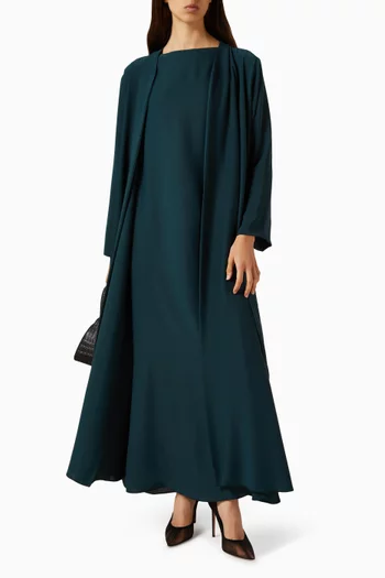3-piece Abaya Set in Airflow Crepe