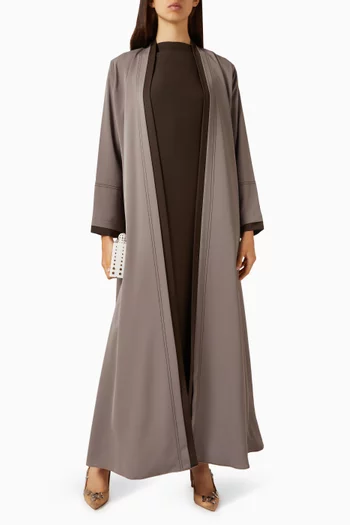 3-piece Abaya Set in Airflow Crepe