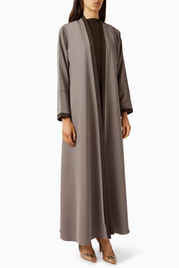 3-piece Abaya Set in Airflow Crepe