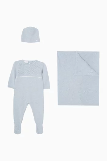 Three-Piece Gift Set in Knit