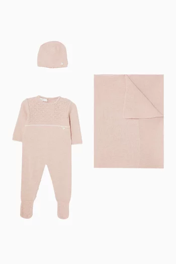 Three-Piece Gift Set in Knit