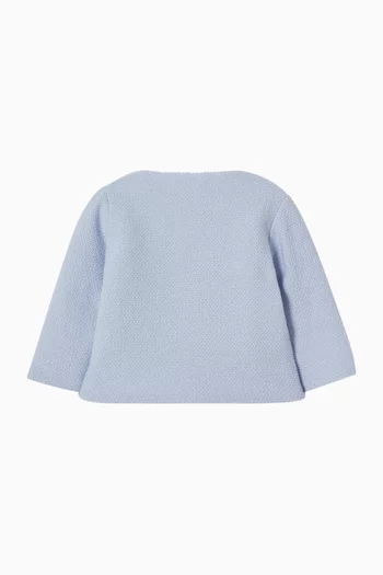 Fogar Coat in Knitted Cotton