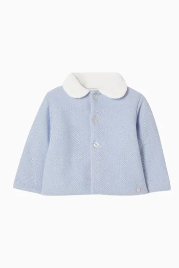 Fogar Coat in Knitted Cotton