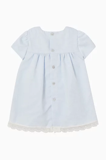 Embroidered Dress in Cotton