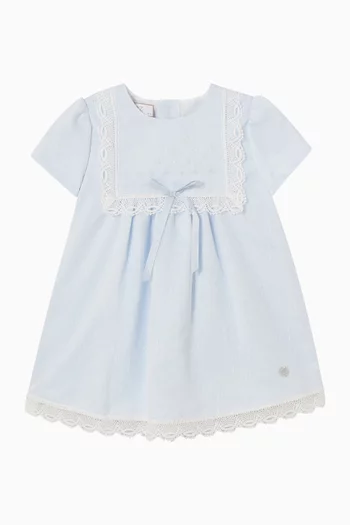 Embroidered Dress in Cotton