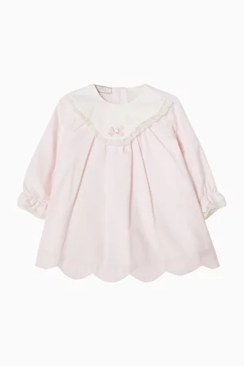 Embroidered Dress in Cotton