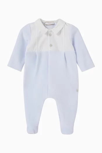 بيجاما منسوجة بياقة