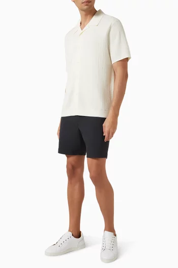 Short-sleeve Shirt in Cotton-knit