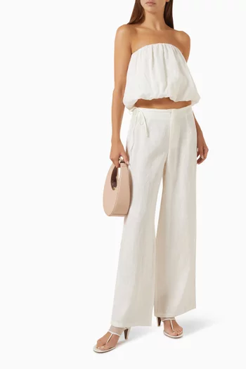 Gaia Top in Linen