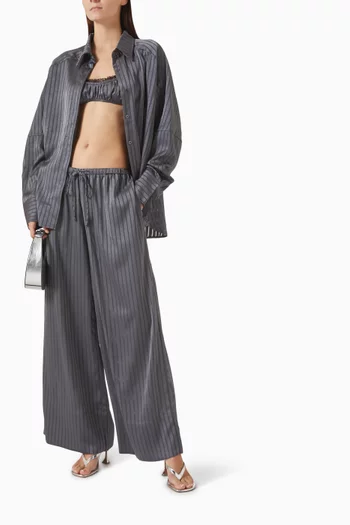 Ivy Shirt in Satin