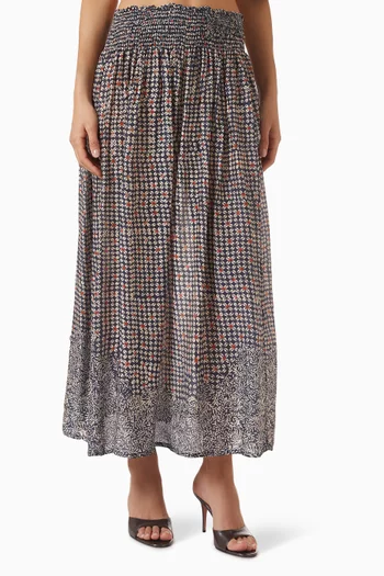 Bella Maxi Skirt in Viscose