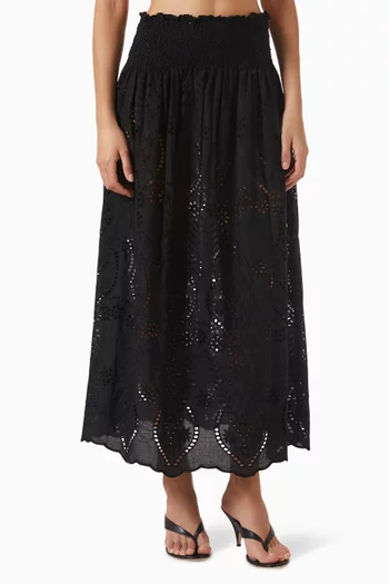 Bella Maxi Skirt in Cotton